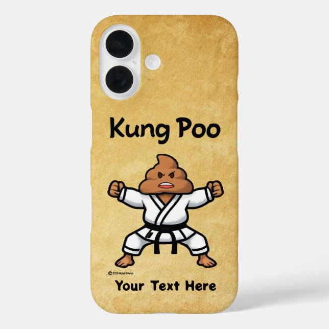 Cute Kung Poo Karate Case-Mate iPhone Case (Back)