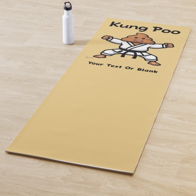 Cute Kung Poo Karate Yoga Mat (In Situ)