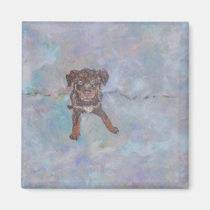 Cute Lab Mix Magnet