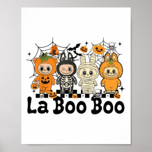 Cute Laboo Boo Ghost Halloween For Adults And Kids Poster