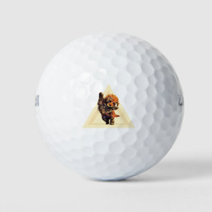 Cute Labradoodle Golf Balls