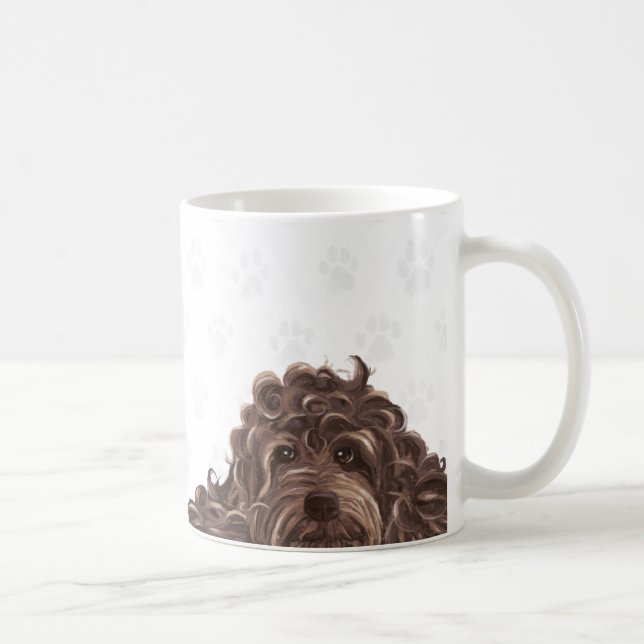 Cute labradoodle mug (Right)