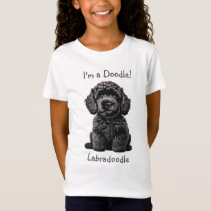 Cute Labradoodle Puppy - I'm a Doodle! Kid's T-Shirt