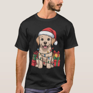 Cute Labrador Christmas Design Funny Lab Dog Lover T-Shirt