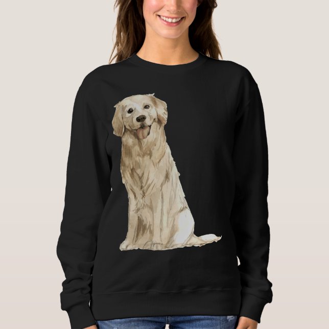 Cute Labrador Golden Retriever Sweatshirt (Front)