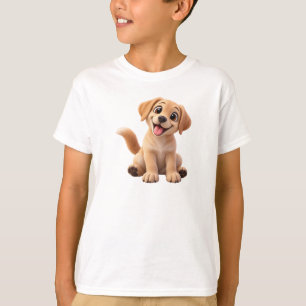 Cute Labrador – Happy Golden Labrador Puppy T-Shirt