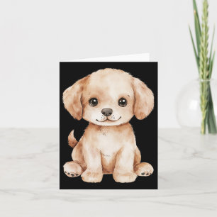 Cute Labrador Puppies Dad Mum Retriever Dog Lover  Card