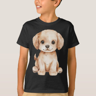 Cute Labrador Puppies Dad Mum Retriever Dog Lover T-Shirt