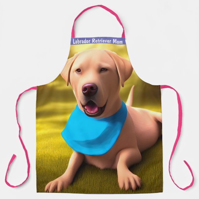Cute Labrador Retriever Bakers Apron (Front)