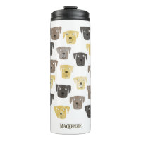 Cute Labrador Retriever Dog Art Custom Name