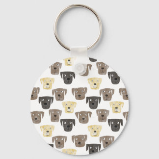 Cute Labrador Retriever Dog Key Ring