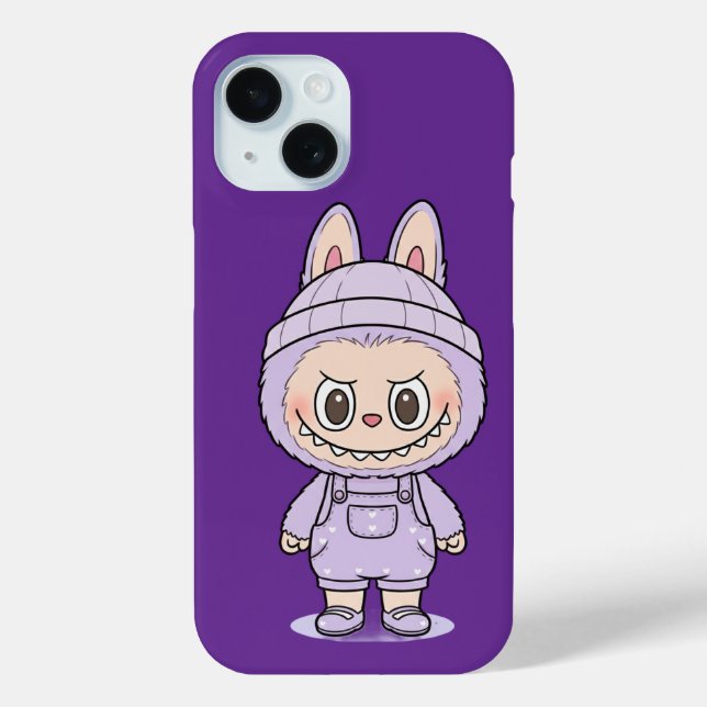 Cute Labubu (light purple) Case-Mate iPhone Case (Back)