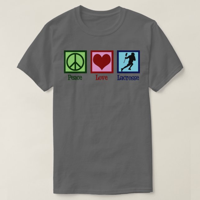 Cute Lacrosse T-Shirt (Design Front)