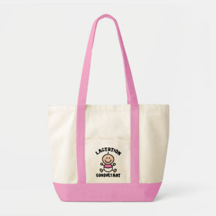 Cute Lactation Consultant Tote Bag