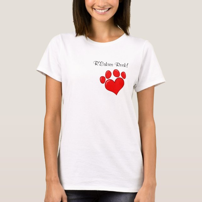 Cute ladies short-sleeve shirt (Front)
