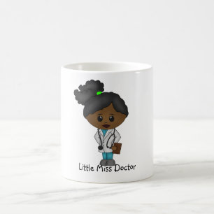 Cute Lady Doctor  Mug - Black / African