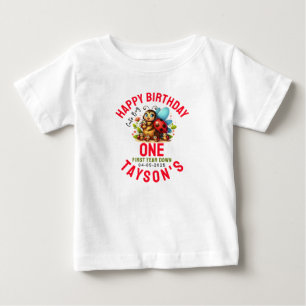 Cute Ladybug 1st Birthday   Bug Theme Party Baby T-Shirt