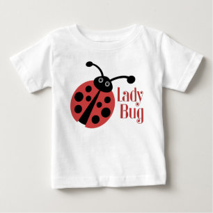 Cute Ladybug Animal Print Baby T-Shirt