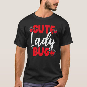 Cute Ladybug Bug Hunter Entomology Insect Catching T-Shirt