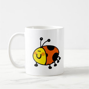 Cute Ladybug Cartoon for Kids and Nature Lovers Coffee Mug