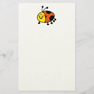 Cute Ladybug Cartoon for Kids and Nature Lovers Stationery