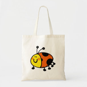 Cute Ladybug Cartoon for Nature Lovers Tote Bag