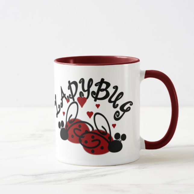 Cute Ladybug Coffee Mug (Right)