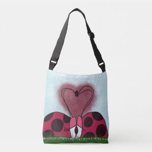 Cute Ladybug Couple  Crossbody Bag