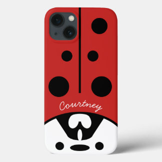 Cute Ladybug Customisable iPhone 13 Case