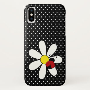 Cute Ladybug Daisy Polka Dot Pattern Case-Mate iPhone Case