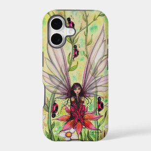 Cute Ladybug Fairy Fantasy Illustration