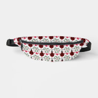 Cute Ladybug Floral Seamless Pattern