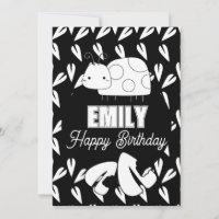 Cute Ladybug Hearts Colouring Birthday Party