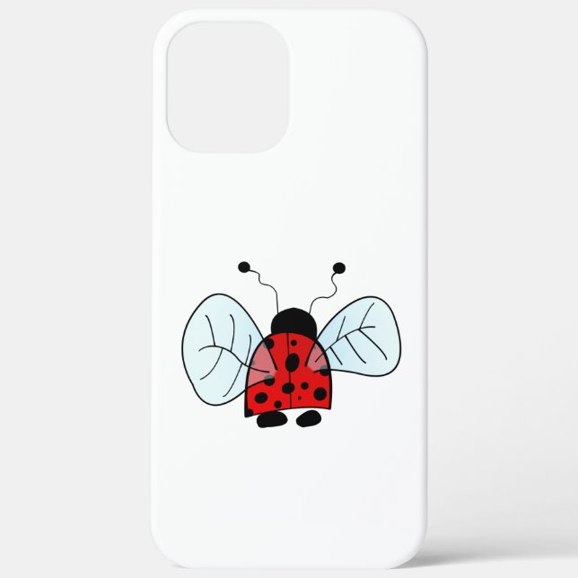 Cute Ladybug Illustration Case-Mate iPhone Case (Back)