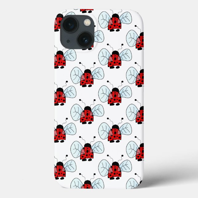 Cute Ladybug Illustration Case-Mate iPhone Case (Back)