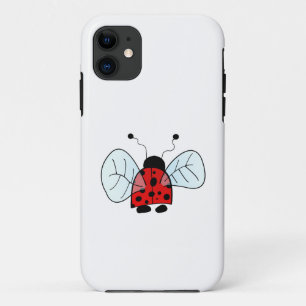 Cute Ladybug Illustration iPhone 11 Case