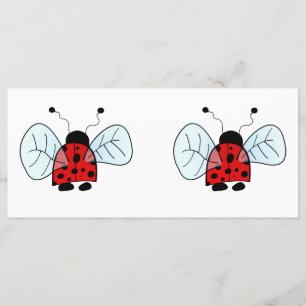 Cute Ladybug Illustration Menu