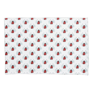 Cute Ladybug Illustration Pillowcase