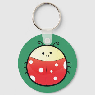 Cute Ladybug Key Ring