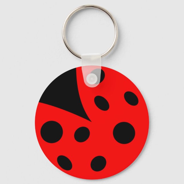Cute Ladybug Key Ring (Front)