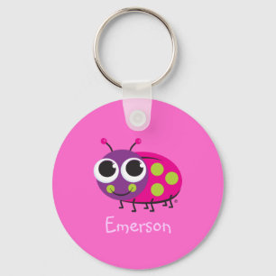 Cute Ladybug Key Ring
