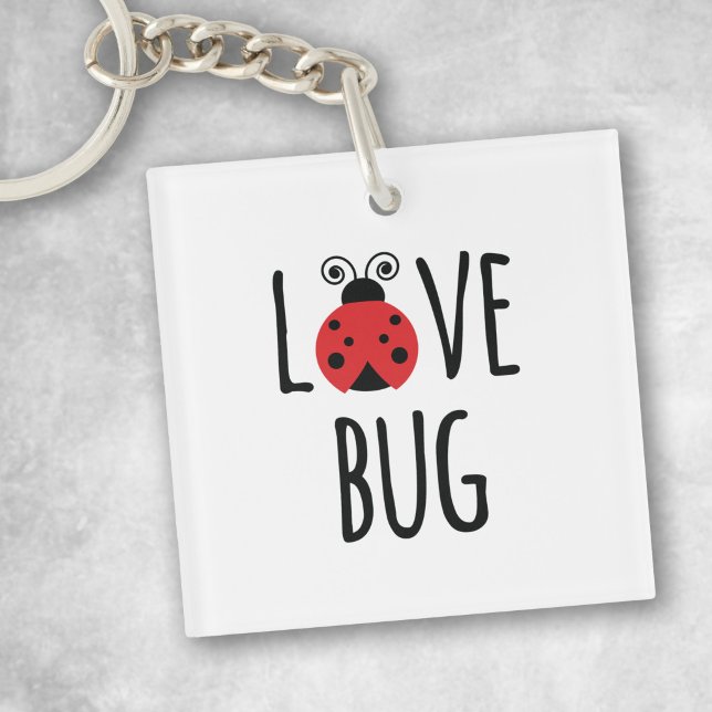 Cute Ladybug - Love Bug Valentines Day Gift Key Ring (Creator Uploaded)
