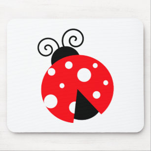 Cute Ladybug Mouse Mat