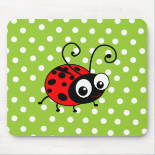 Cute Ladybug Mouse Mat