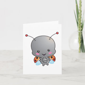 Cute Ladybug Note Card