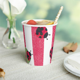 Cute Ladybug Paper Cups