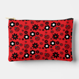 Cute ladybug Patterned Accessory Pouch