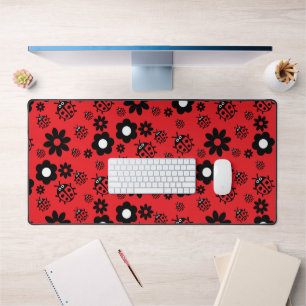 Cute ladybug Patterned Desk Mat