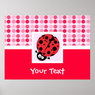 Cute Ladybug Poster