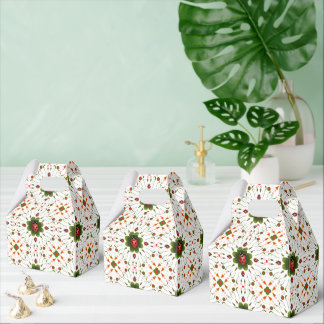 Cute Ladybug Red White Green  Favour Box